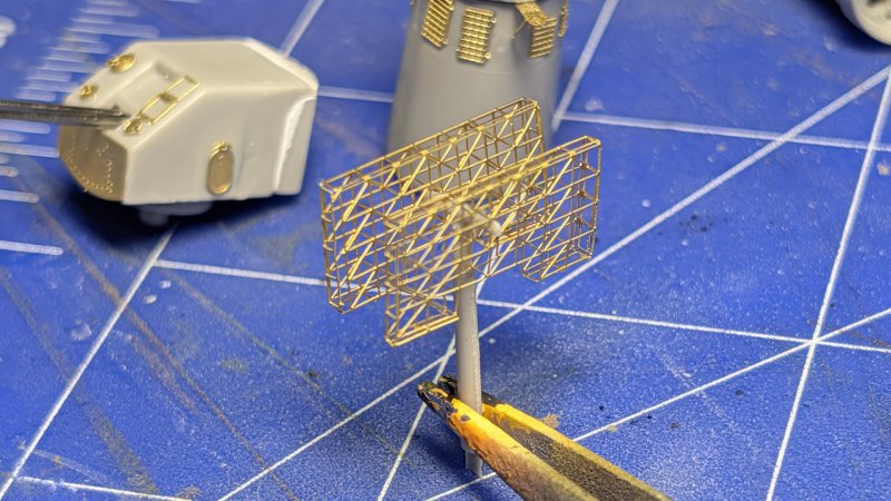 Die komplette Radarantenne