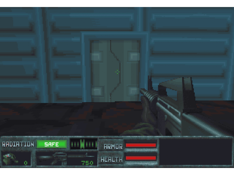 Der Eingang zum ersten Gebäude